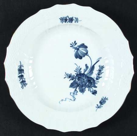 Blue Flowers (Curved, Gold) by Royal Copenhagen