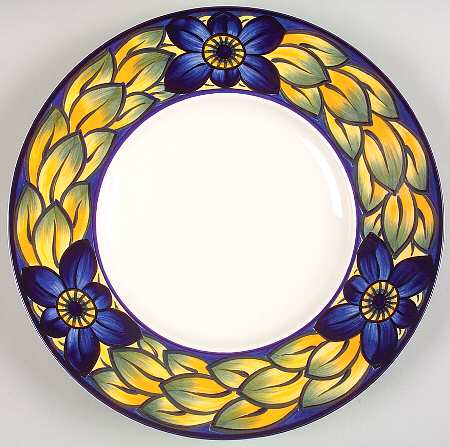 Blue Pheasant Large Dinner Plate