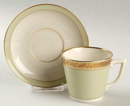 Dagmar Flat Cup & Saucer Set by Royal Copenhagen