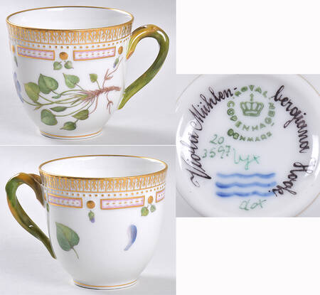 Flora Danica (1961 To Current) Flat Cup-Viola Muhlenbergiana Hook