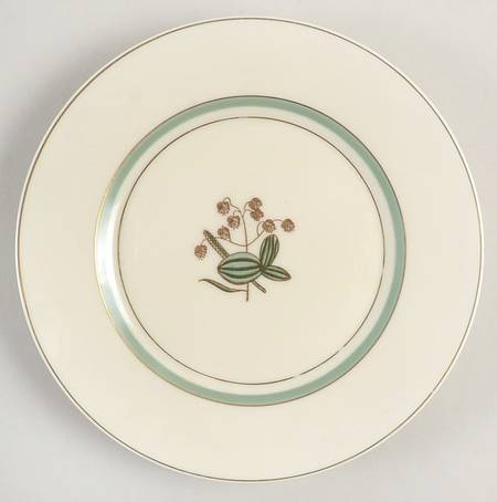 Quaking Grass Bread & Butter Plate by Royal Copenhagen