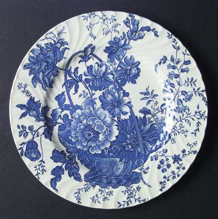 Charlotte Blue On White by Royal Crownford