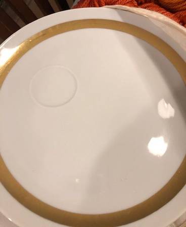 Contemporary Gold Snack Plate