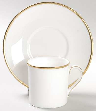 Alice (Albion Shape) Flat Demitasse Cup & Saucer Set