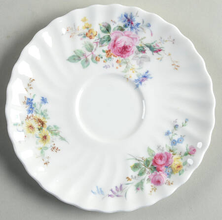 Arcadia (Older, Green Backstamp) Saucer for Footed Cup
