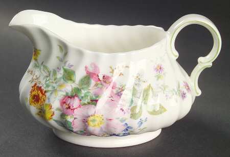 Arcadia (Older, Green Backstamp) Creamer