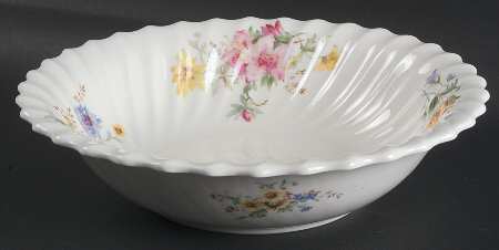 Arcadia (Older, Green Backstamp) 9" Round Vegetable Bowl