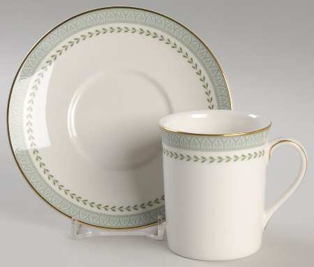 Berkshire Flat Demitasse Cup & Saucer Set