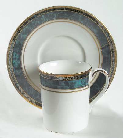 Biltmore Tall Footed Demitasse Cup and Saucer Set