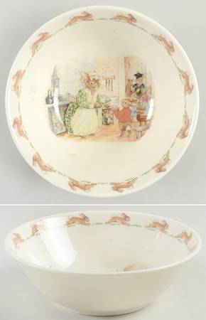 Bunnykins (Albion Shape) Coupe Cereal Bowl by Royal Doulton