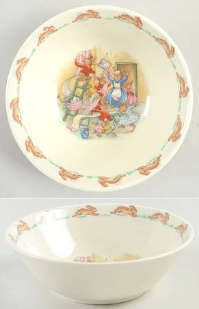 Bunnykins (Albion Shape) Coupe Cereal Bowl by Royal Doulton