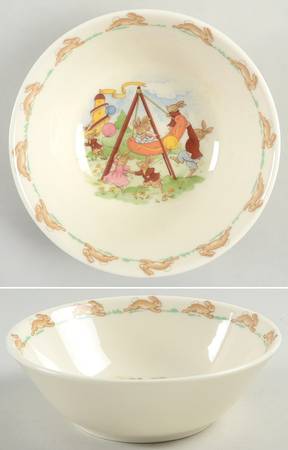 Bunnykins (Albion Shape) Coupe Cereal Bowl by Royal Doulton