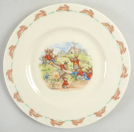 Bunnykins (Albion Shape) Salad Plate by Royal Doulton