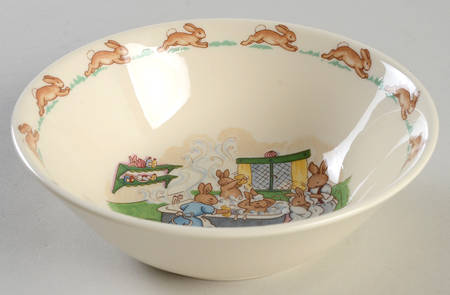 Bunnykins (Albion Shape) Coupe Cereal Bowl by Royal Doulton
