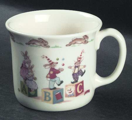 Bunnykins (Albion Shape) 1 Handle Hug a Mug Mug by Royal Doulton