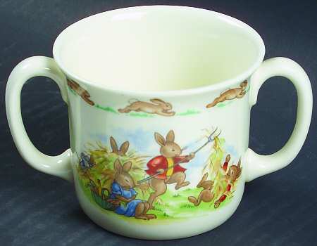 Bunnykins (Albion Shape) 2 Handled Hug a Mug Mug by Royal Doulton