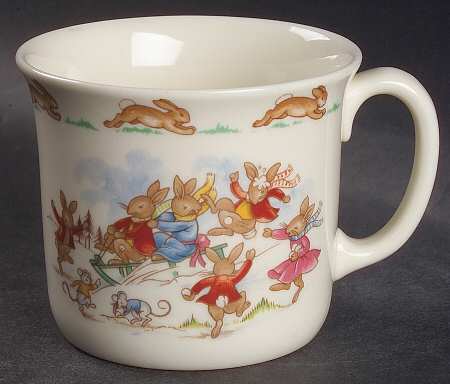Bunnykins (Albion Shape) 1 Handle Hug a Mug Mug by Royal Doulton