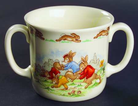 Bunnykins (Albion Shape) 2 Handled Hug a Mug Mug by Royal Doulton