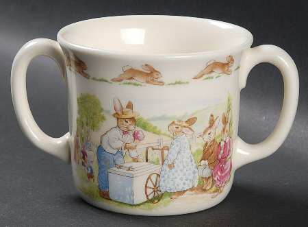 Bunnykins (Albion Shape) 2 Handled Hug a Mug Mug by Royal Doulton