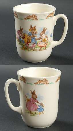 Bunnykins (Albion Shape) 1 Handle Don Beaker by Royal Doulton