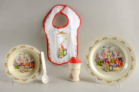 Bunnykins (Albion Shape) (5 Piece) Melamine Dinner Set