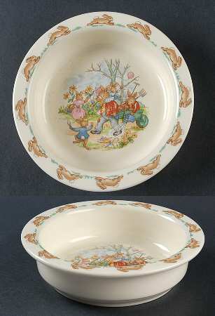 Bunnykins (Albion Shape) 6" Round Baby Plate