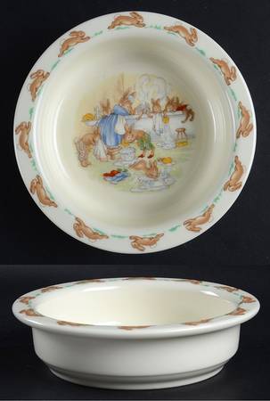 Bunnykins (Albion Shape) 6" Round Baby Plate