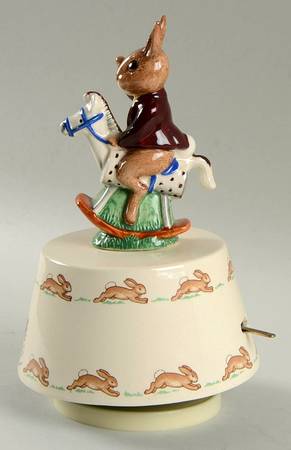 Bunnykins (Albion Shape) Figural Music Box