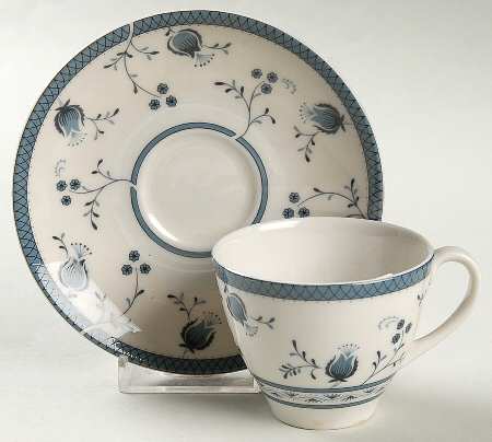 Cambridge Flat Demitasse Cup & Saucer Set