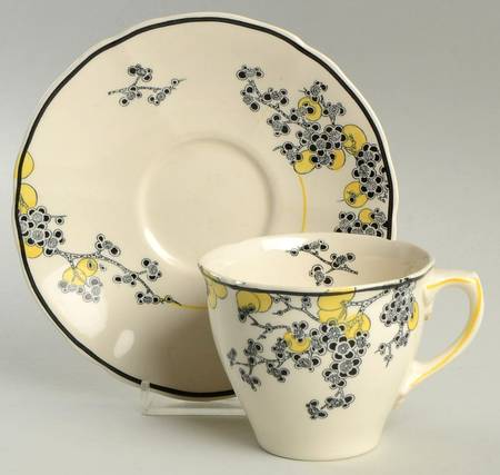 Carnival Flat Cup & Saucer Set