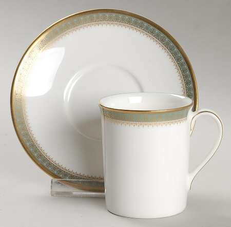 Clarendon Flat Demitasse Cup & Saucer Set