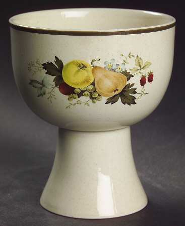 Cornwall (Rim, Double Green Trim) 1o Oz China Goblet