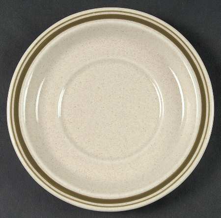 Cornwall (Rim, Double Green Trim) Saucer