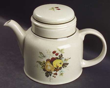Cornwall (Rim, Double Green Trim) Teapot & Lid
