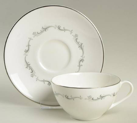 Coronet Flat Cup & Saucer Set