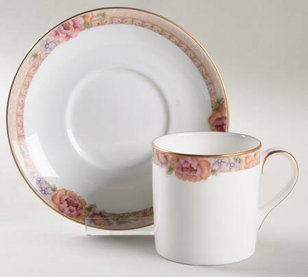 Darjeeling Flat Demitasse Cup & Saucer Set