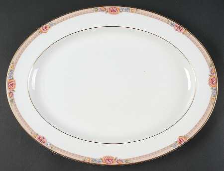 Darjeeling 16" Oval Serving Platter