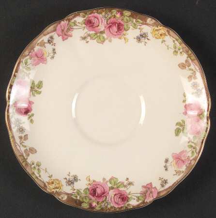 English Rose Saucer for Cream Soup Bowl
