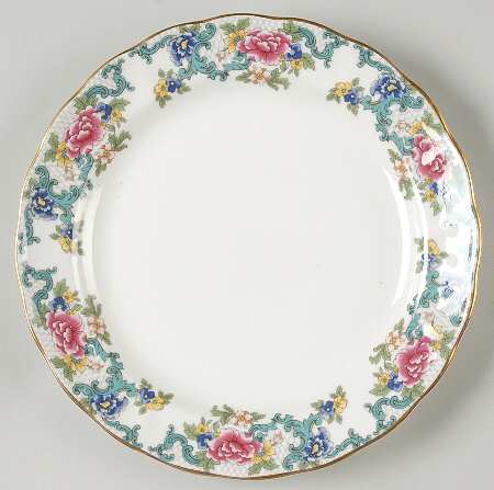 Floradora Gold Luncheon Plate