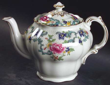 Floradora Gold Teapot & Lid