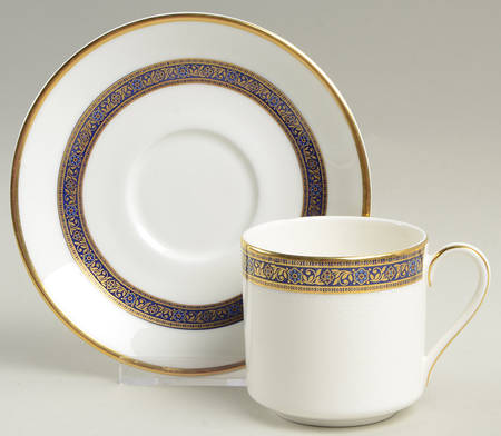 Harlow Flat Demitasse Cup & Saucer Set