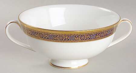 Harlow Footed Cream Soup Bowl