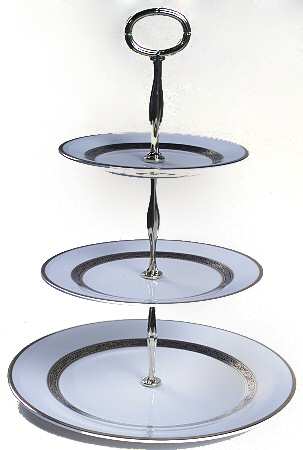 Harlow 13 7/8"-14 1/4" 3-Tiered Serving Tray(DP,SP,BB) HC