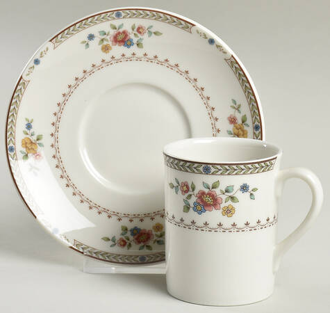 Kingswood Flat Demitasse Cup & Saucer Set