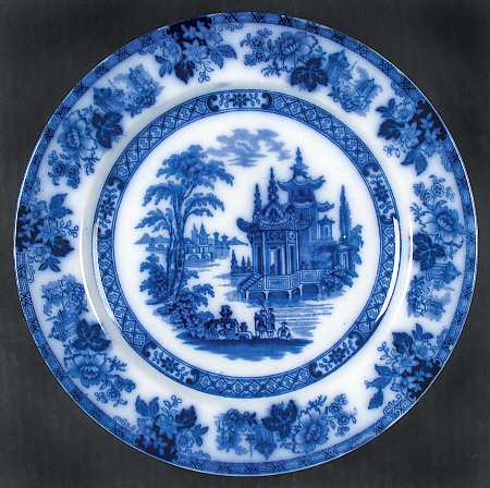 Madras (Flow Blue) by Royal Doulton