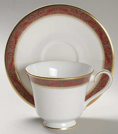 Martinique Footed Cup & Saucer Set