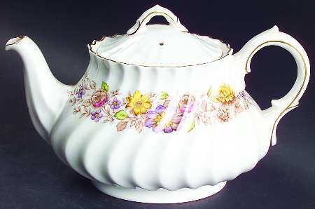 Mayfair Brown, Multicolor Teapot & Lid
