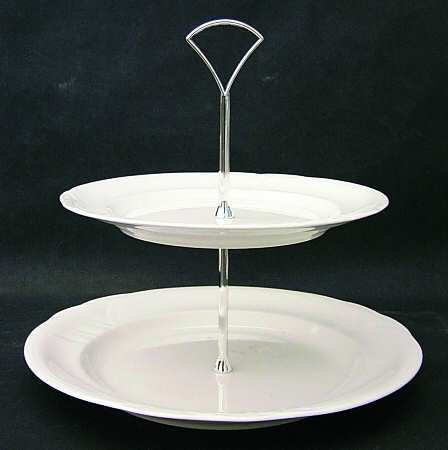Profile 2 Tiered Serving Tray (Dinner & Salad Plate)