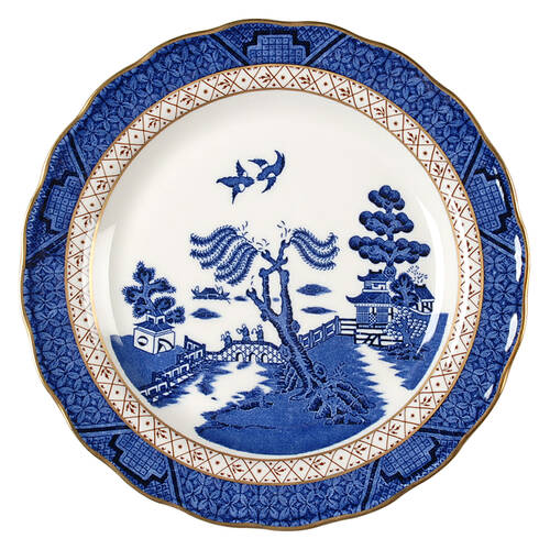 Real Old Willow Salad Plate