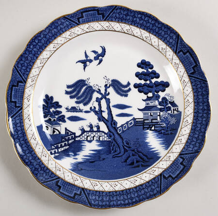 Real Old Willow Dinner Plate